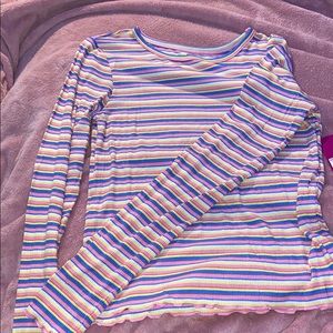 SO Long Sleeve Ribbed Shirt